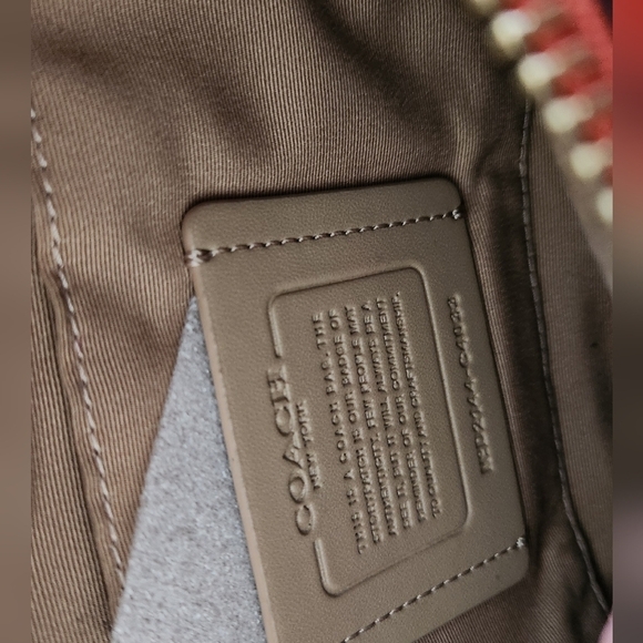 HERITAGE BELT BAG WITH SUEDE STRIPE (COACH C4033)B4/MANGO - Picture 12 of 13